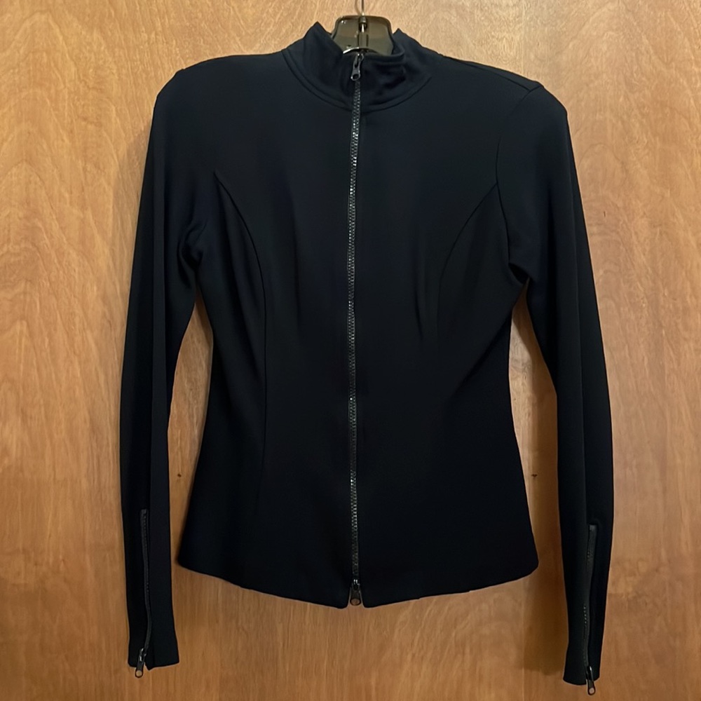 Cache Black Contour Zip Up Jacket - image 1